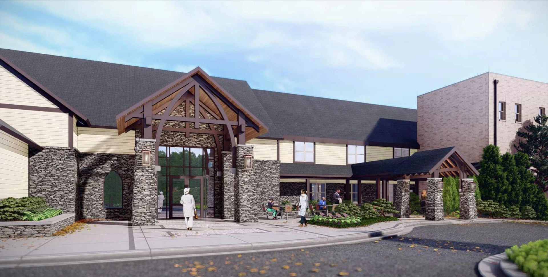 Rumple New Entrance Plans
