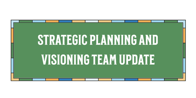 December Update from the Strategic Planning and Visioning Team